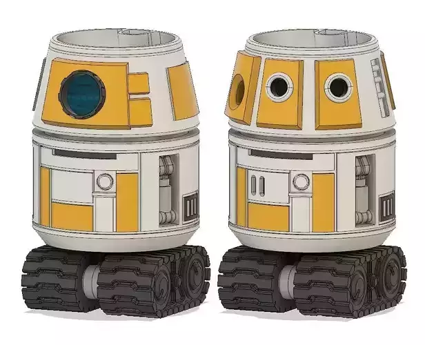 STAR WARS DROID GARDENER R4-PL AND R3-PL 3D print model