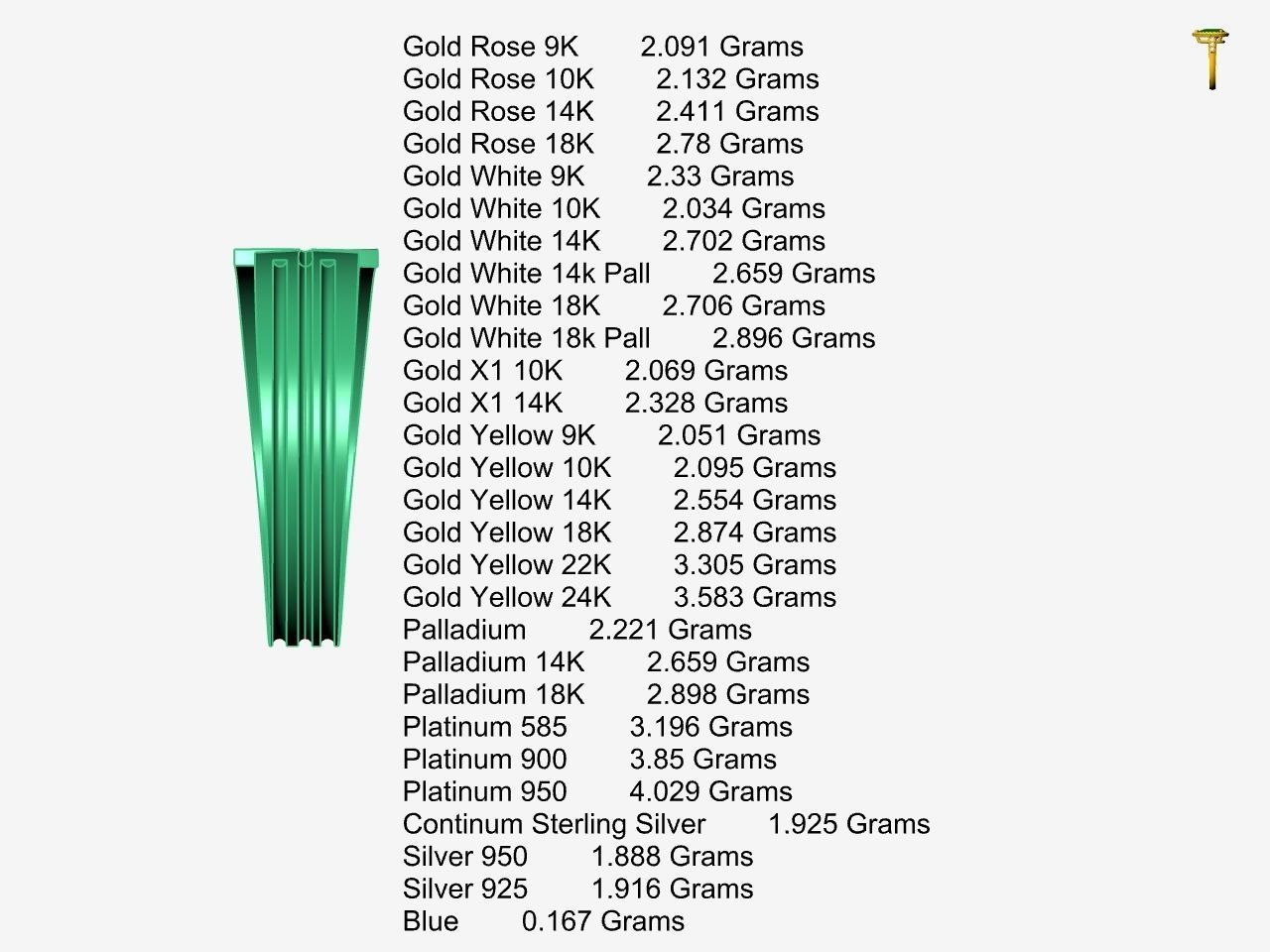 5 models simple band stl verified 3D print model_52