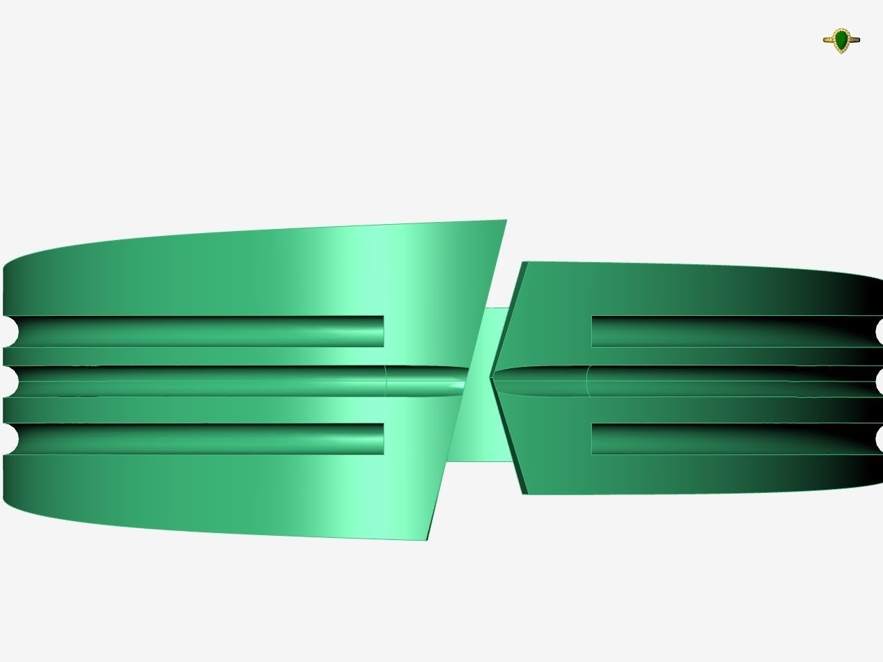 5 models simple band stl verified 3D print model_55