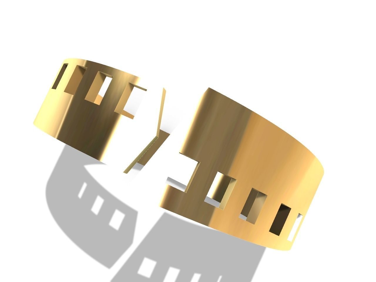 5 models simple band stl verified 3D print model_9