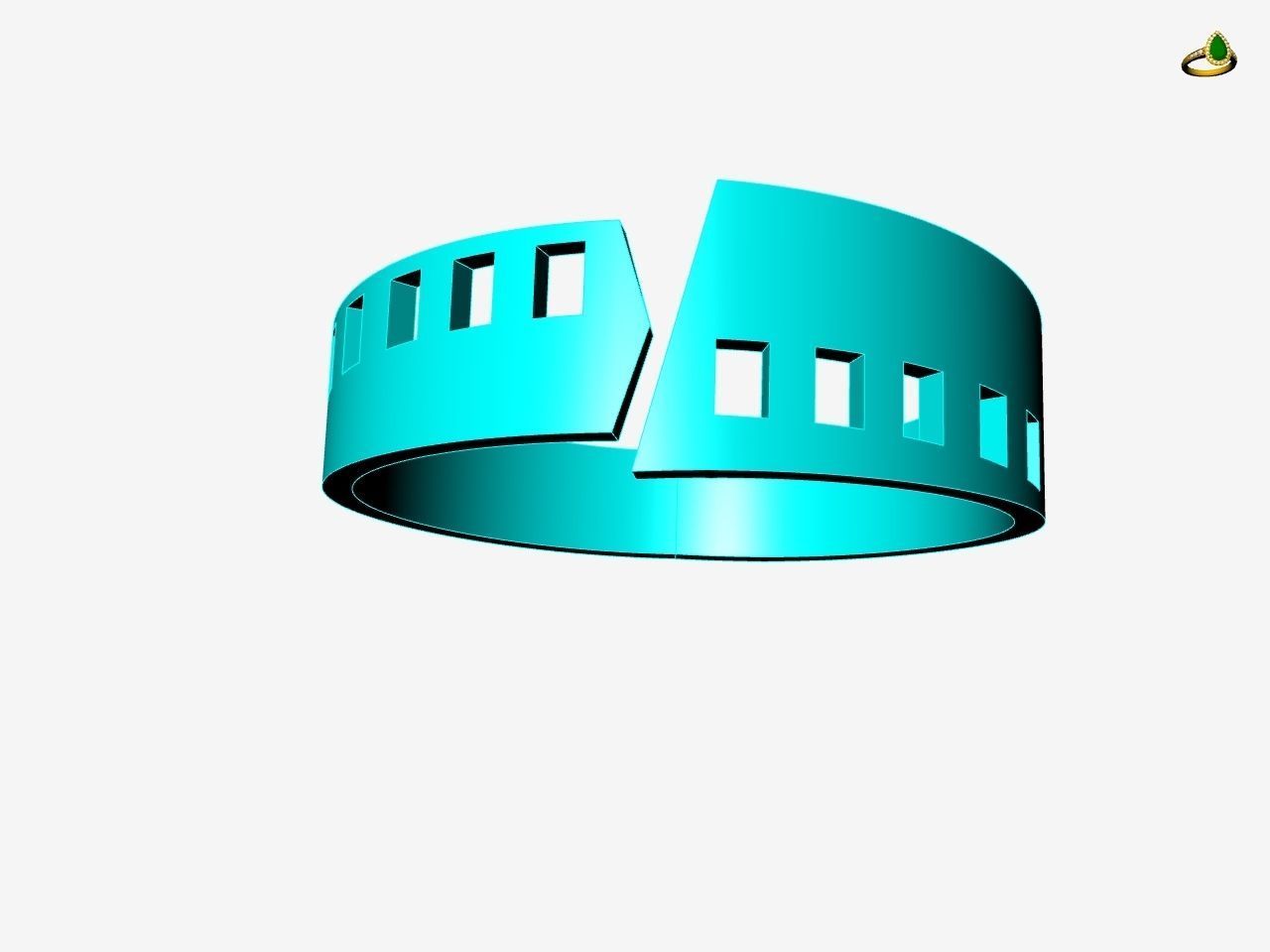 5 models simple band stl verified 3D print model_57