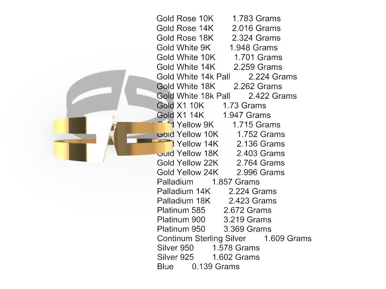 5 models simple band stl verified 3D print model_47