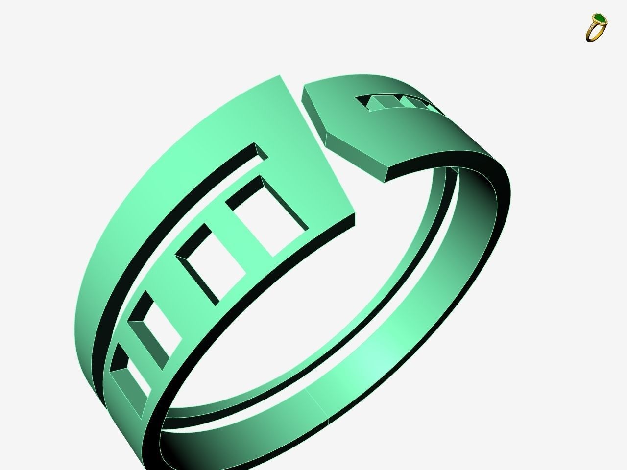 5 models simple band stl verified 3D print model_14