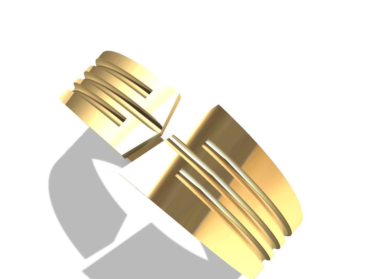 5 models simple band stl verified 3D print model_19