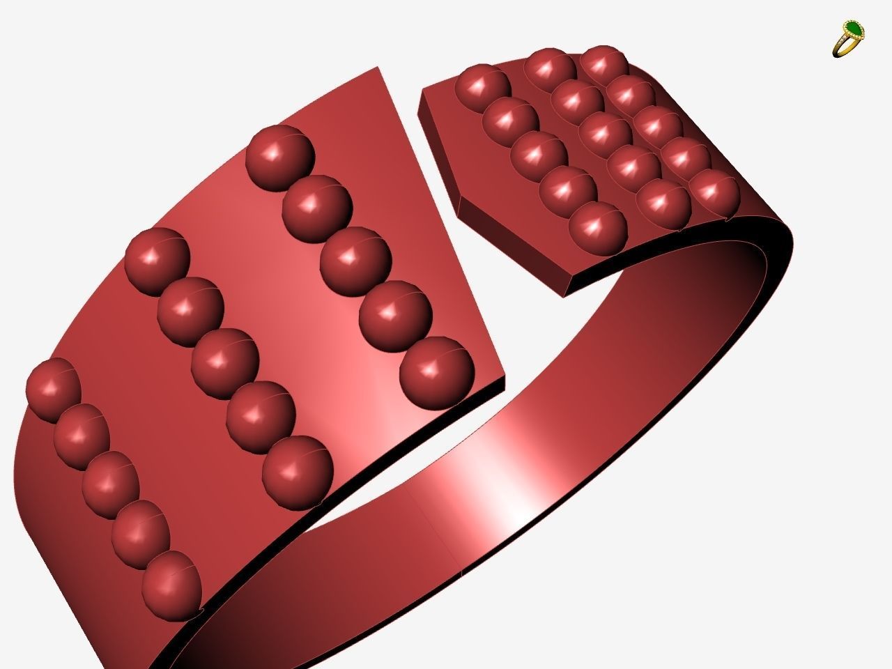 5 models simple band stl verified 3D print model_46