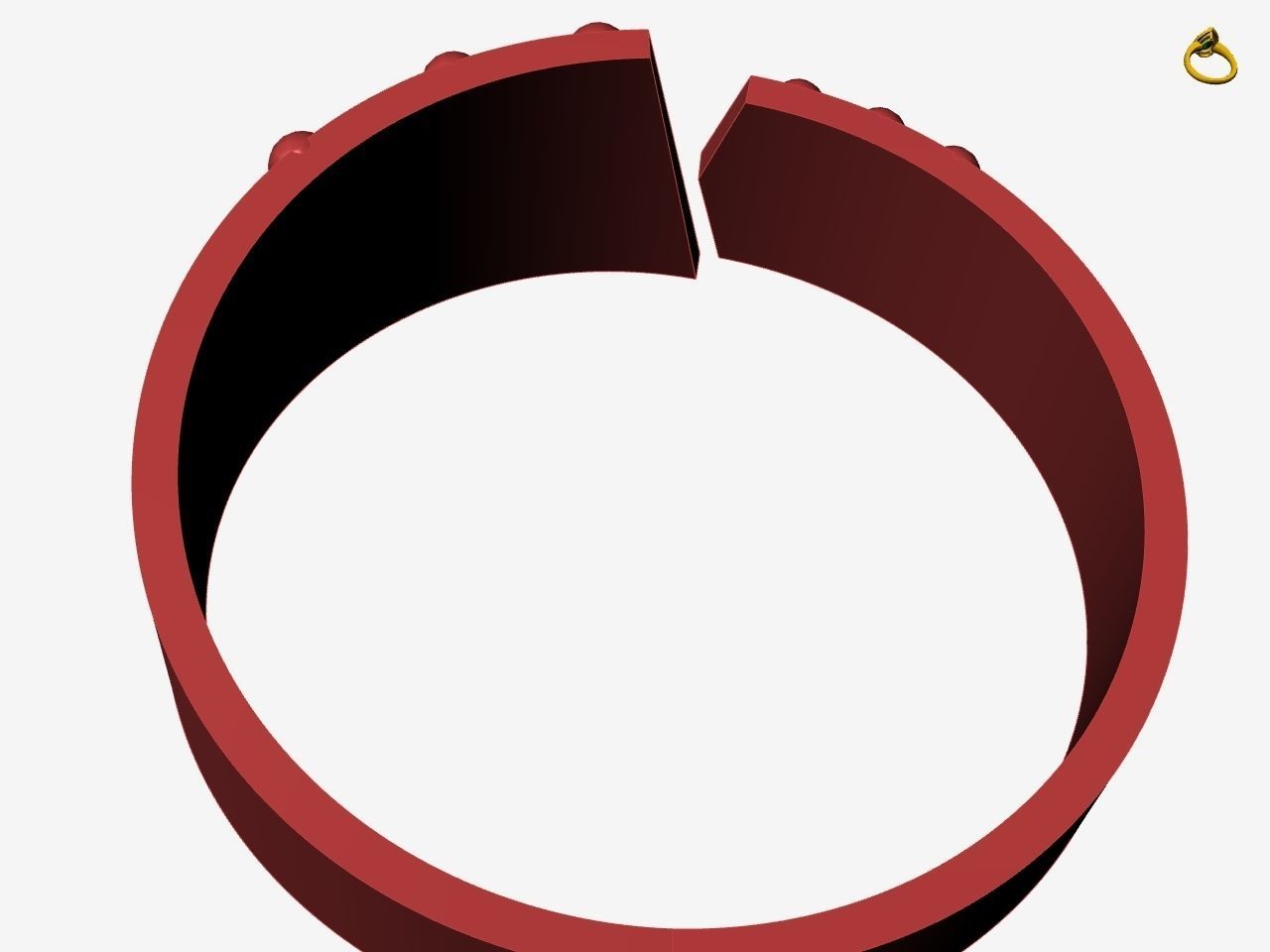 5 models simple band stl verified 3D print model_45