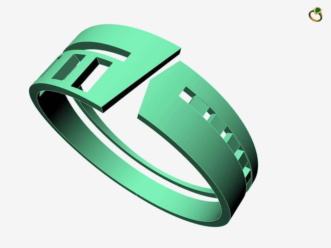 5 models simple band stl verified 3D print model_11