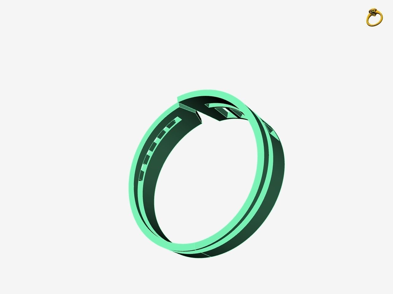 5 models simple band stl verified 3D print model_60