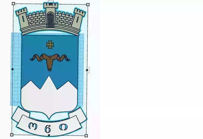 Coat of arms of Oni Municipality