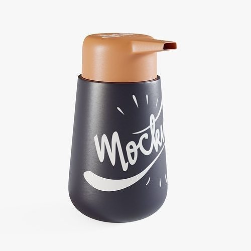 Soap Dispenser Low-poly 3D model