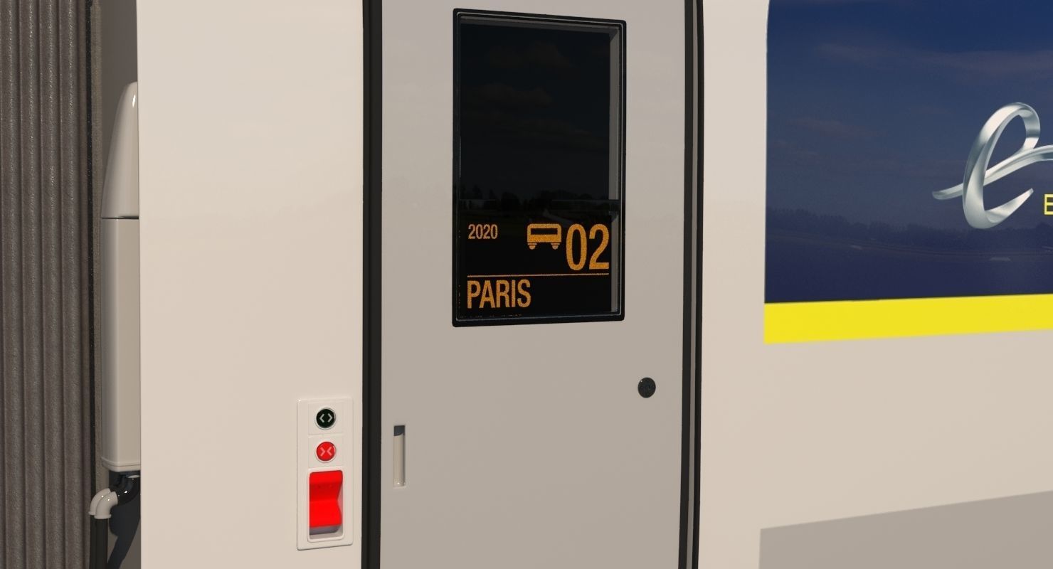 Eurostar E320 3D model_11