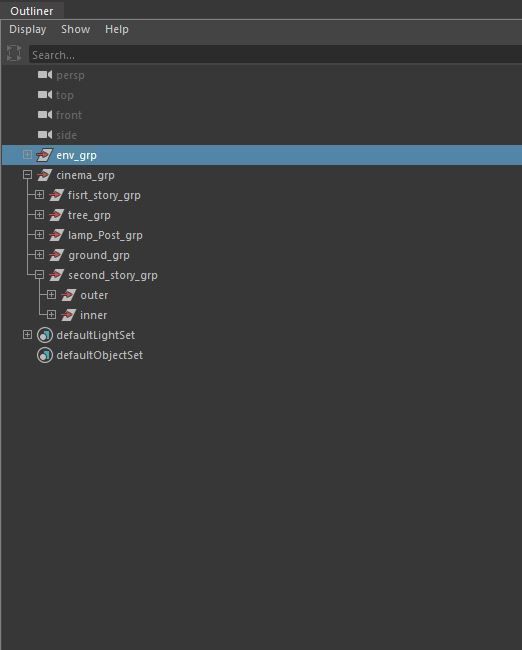 low poly isometric cinema building Low-poly 3D model_10