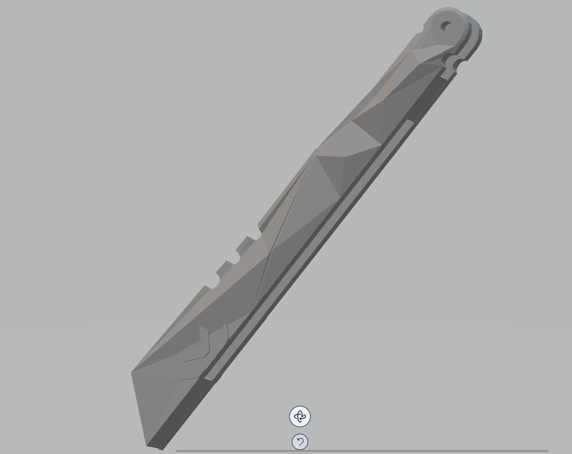 Champions Butterfly Knife- Valorant 3D print model_3