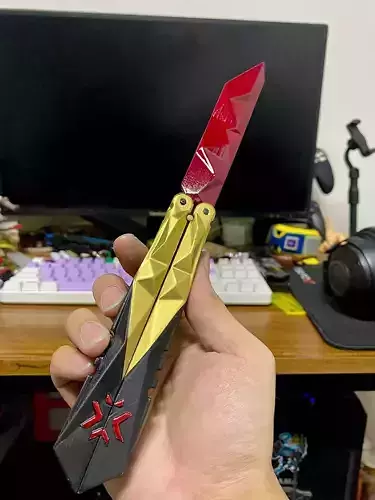 Champions Butterfly Knife- Valorant 3D print model