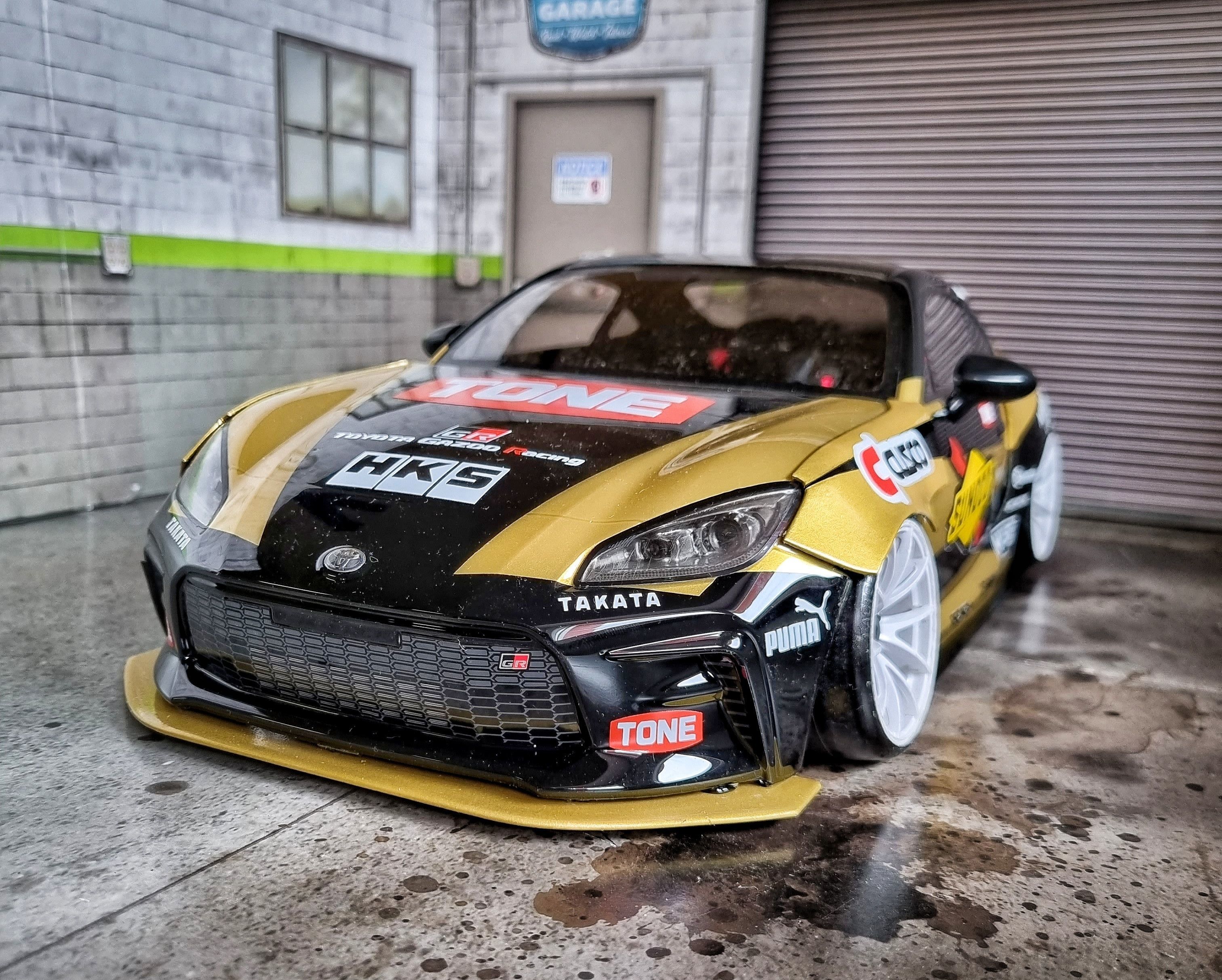 10th scale RC Drift Car Toyota GR86 Wide Body Kit 3D print model_1