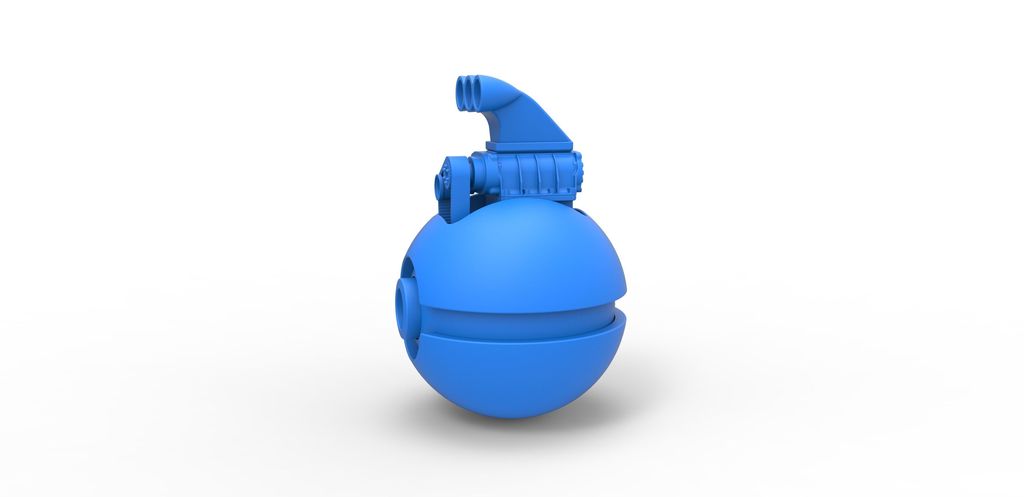 Supercharger orb 3D print model_13