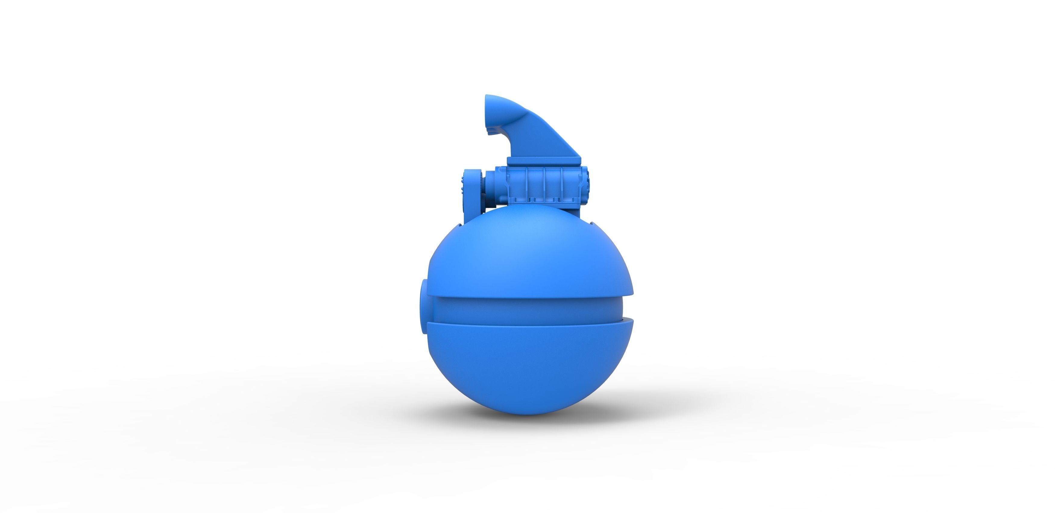 Supercharger orb 3D print model_14