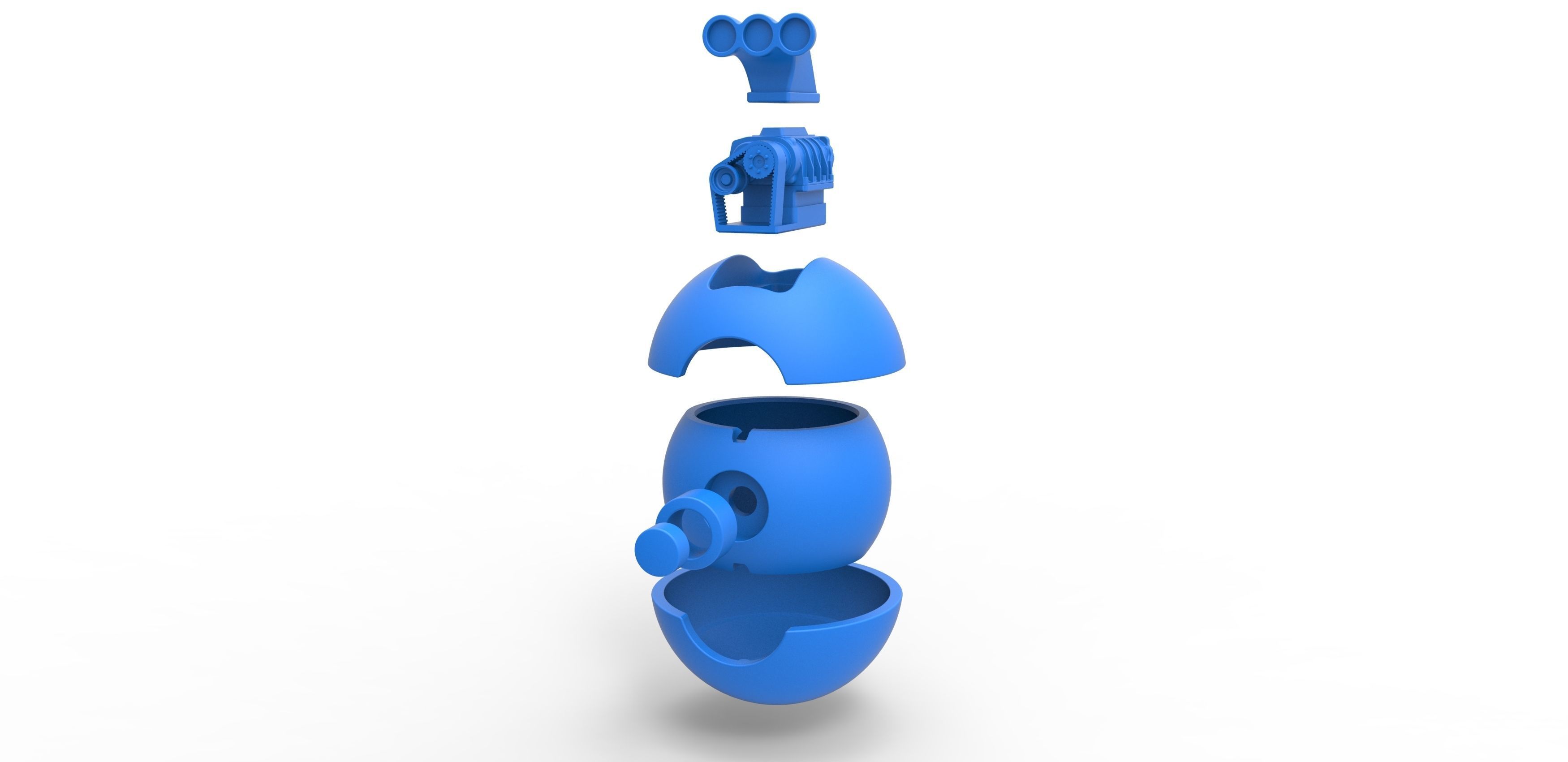 Supercharger orb 3D print model_18