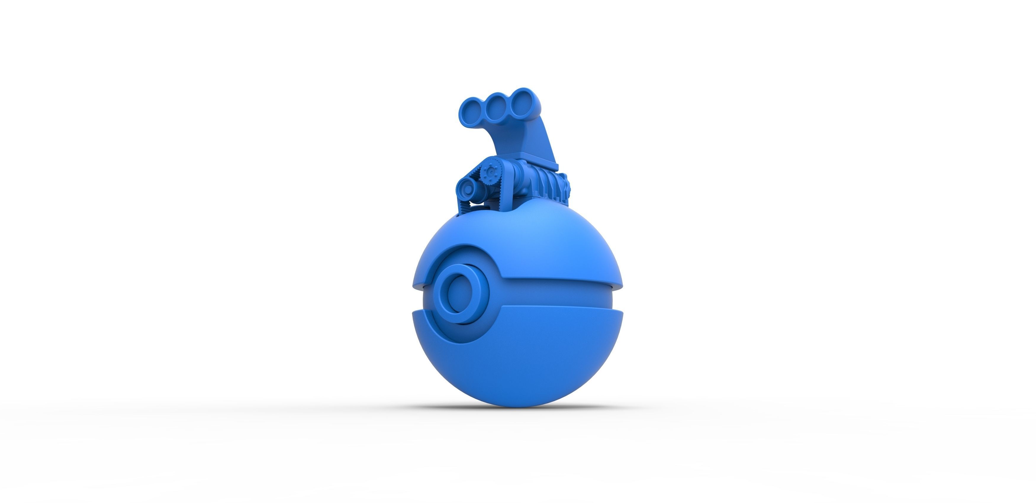 Supercharger orb 3D print model_9