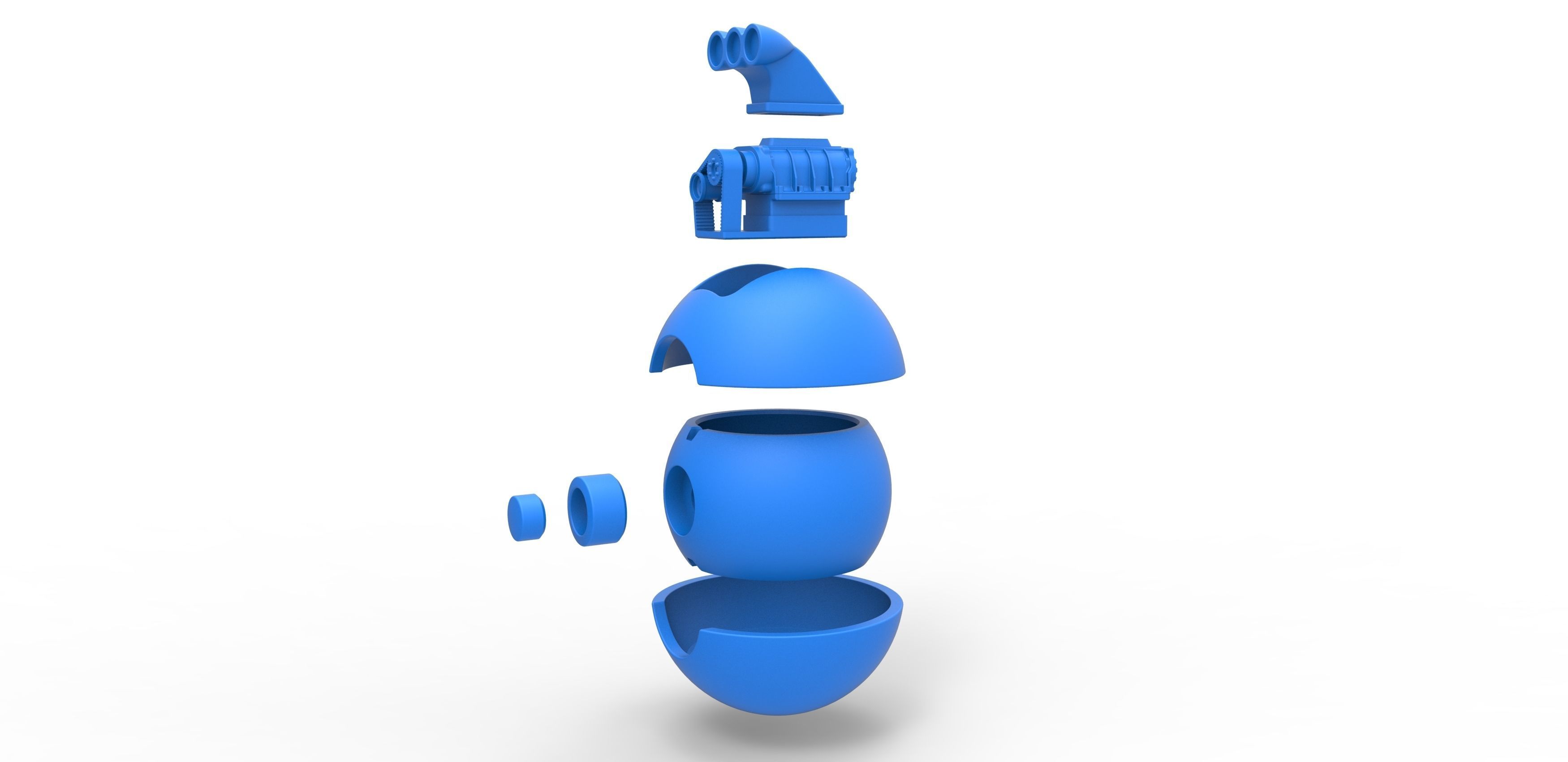 Supercharger orb 3D print model_16