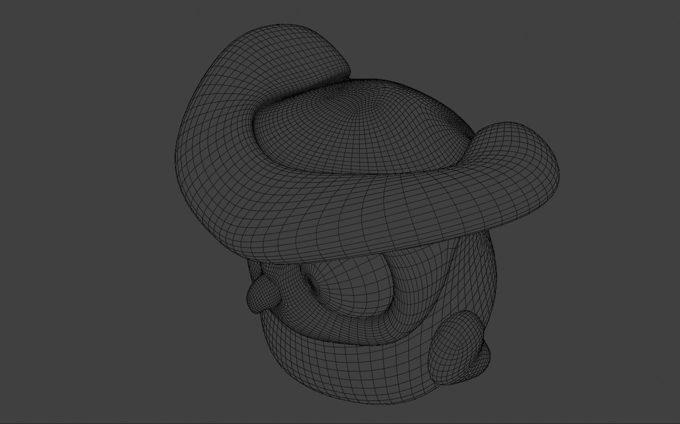 Cartoon Owl 3D model_10