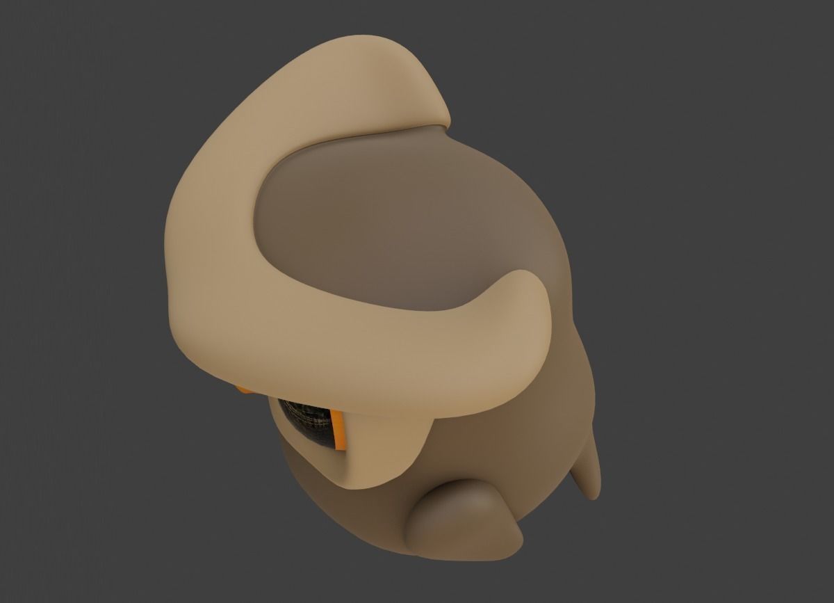 Cartoon Owl 3D model_3