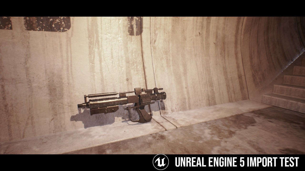 E5 Blaster 3D model_5