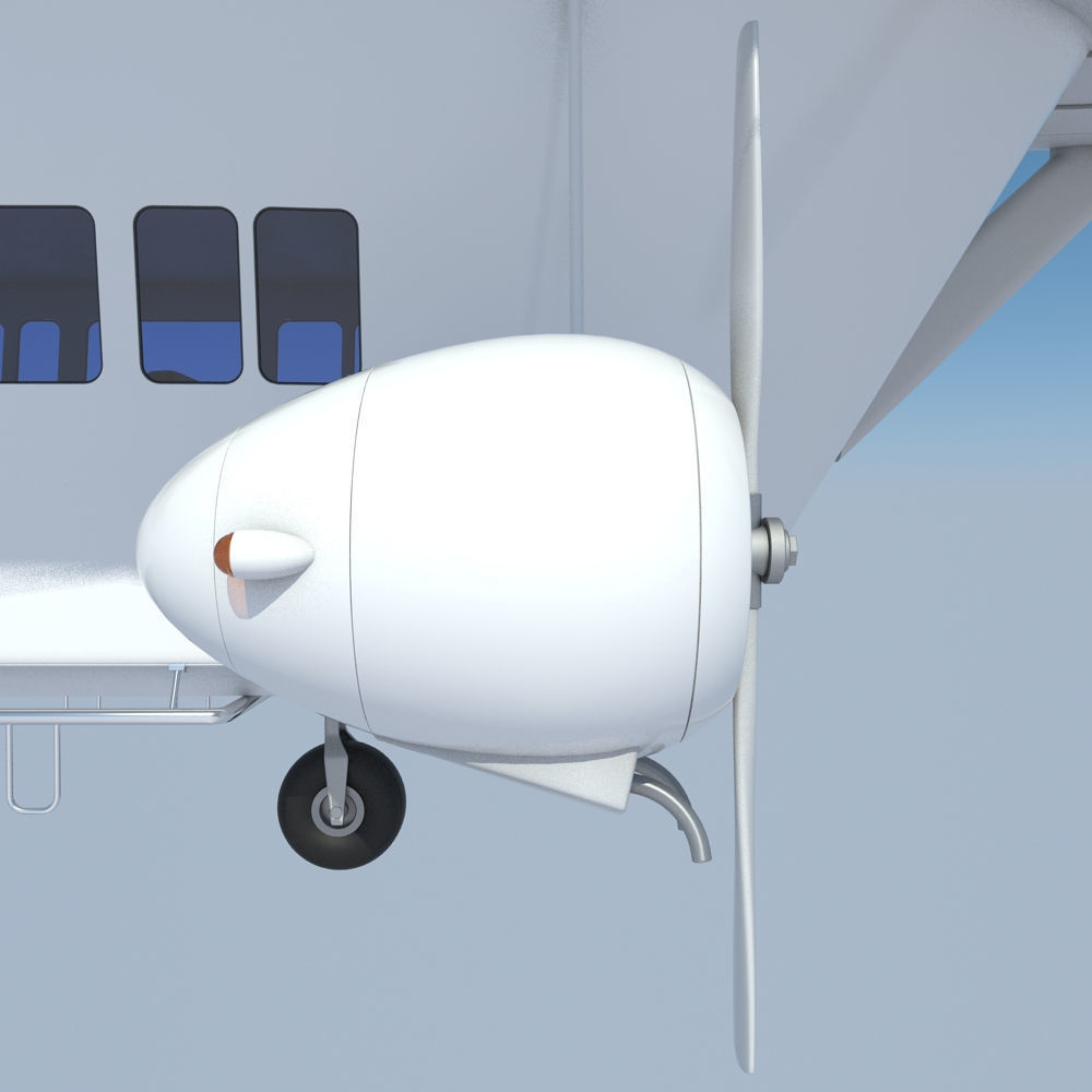 Generic Blimp Airship 3D model_15