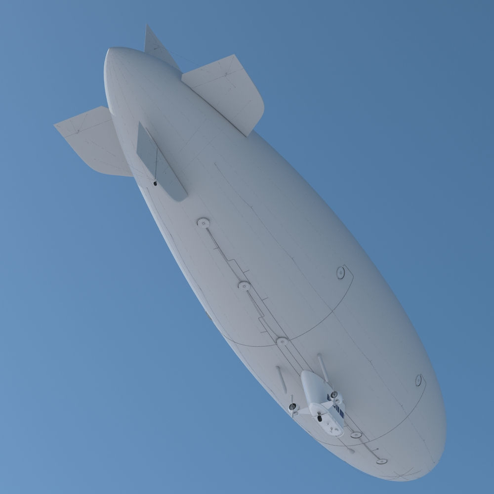 Generic Blimp Airship 3D model_12