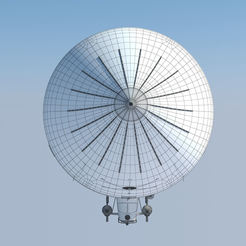 Generic Blimp Airship 3D model_23