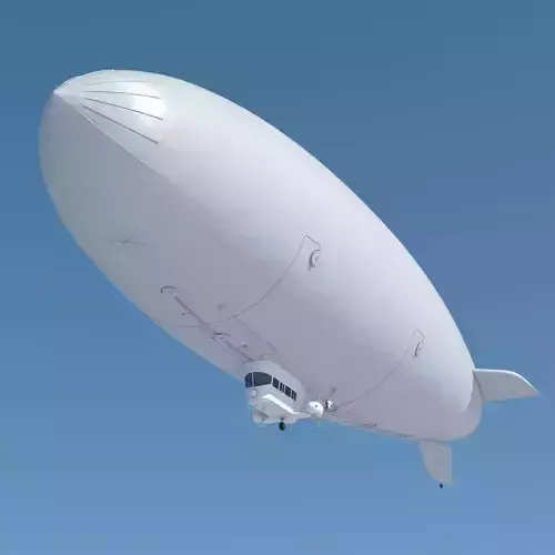 Generic Blimp Airship 3D model