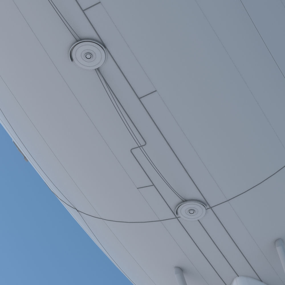 Generic Blimp Airship 3D model_11