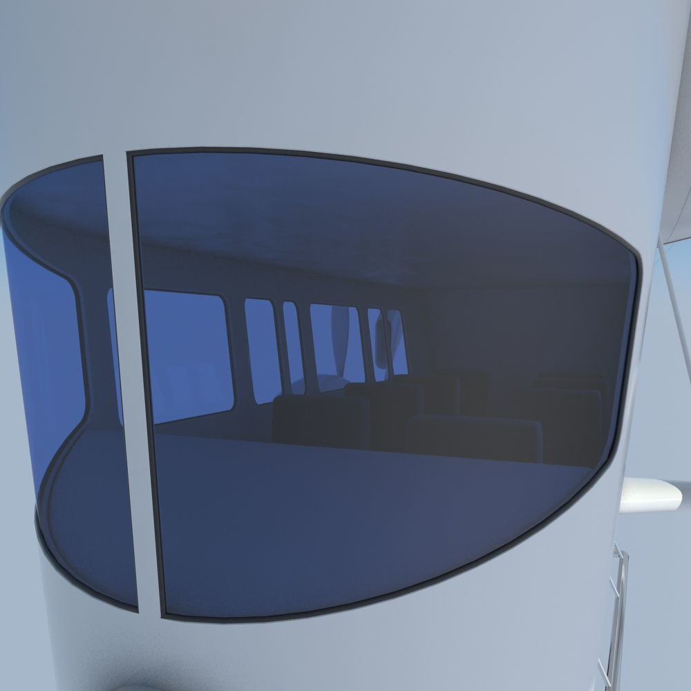 Generic Blimp Airship 3D model_13