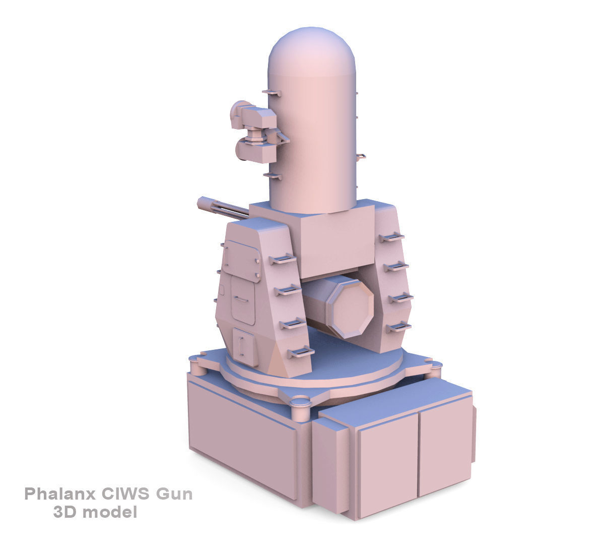 Mark 15 Phalanx CIWS 3D print model_1