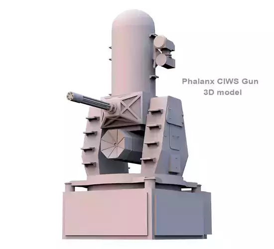 Mark 15 Phalanx CIWS 3D print model