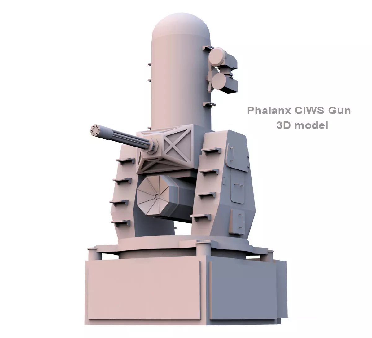Mark 15 Phalanx CIWS 3D print model_0