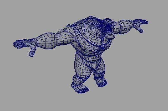 cartoon man 6 Low-poly 3D model_5