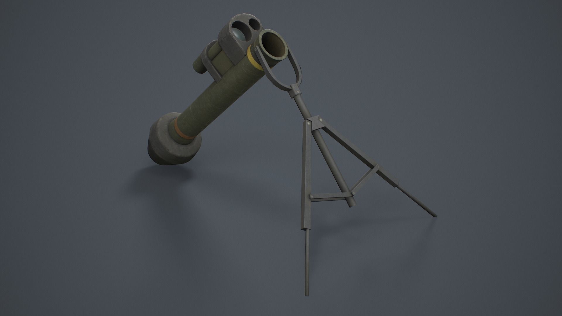 M47 Dragon M2 Plus  Low-poly 3D model_3