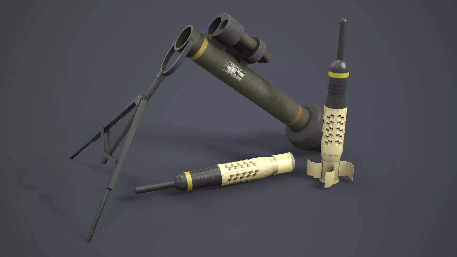 M47 Dragon M2 Plus  Low-poly 3D model_0