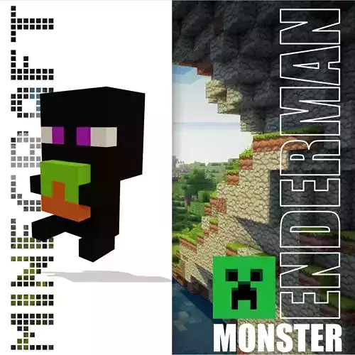 Enderman monster minecraft