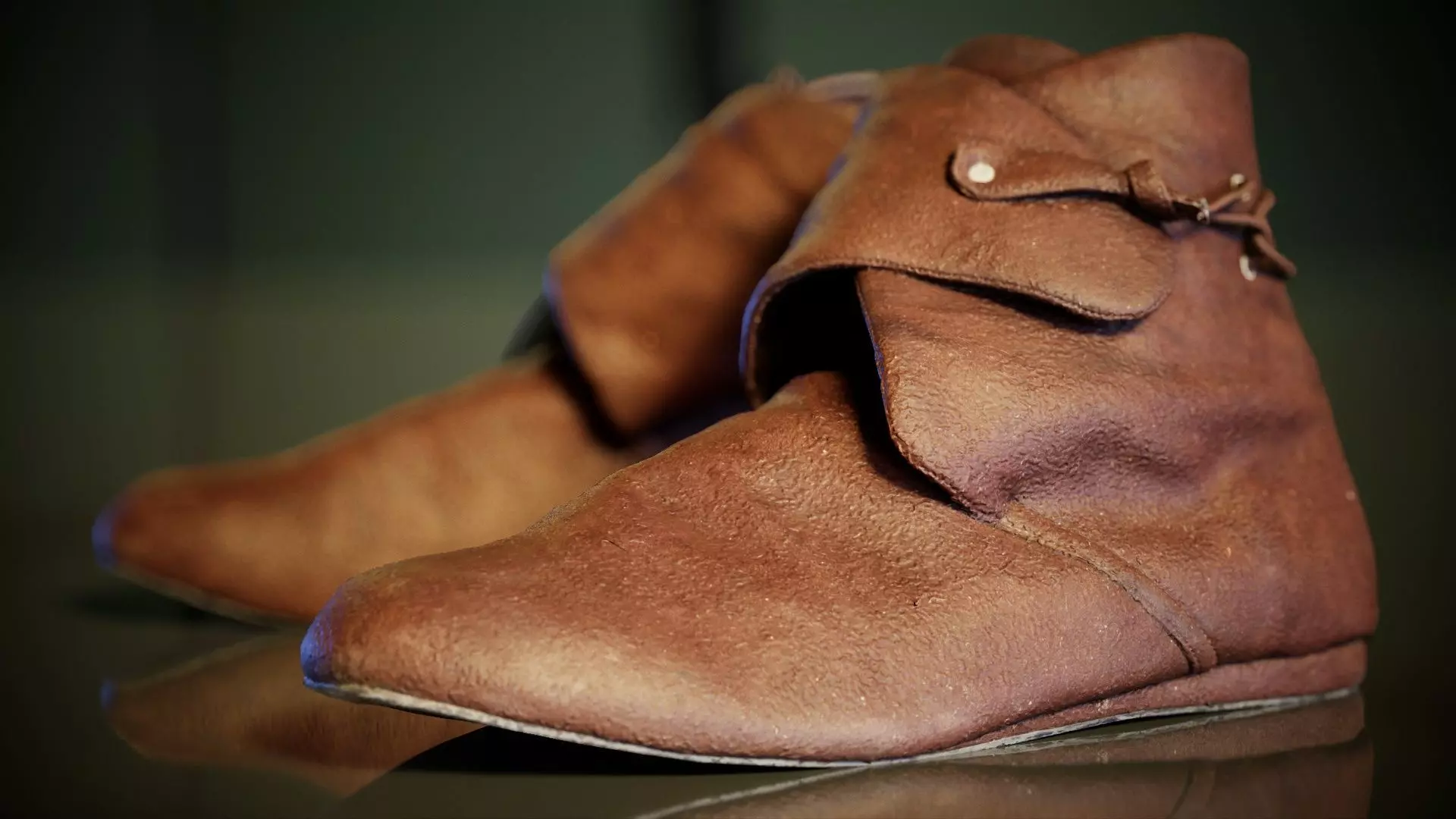 Historic Shoe Low-poly 3D model