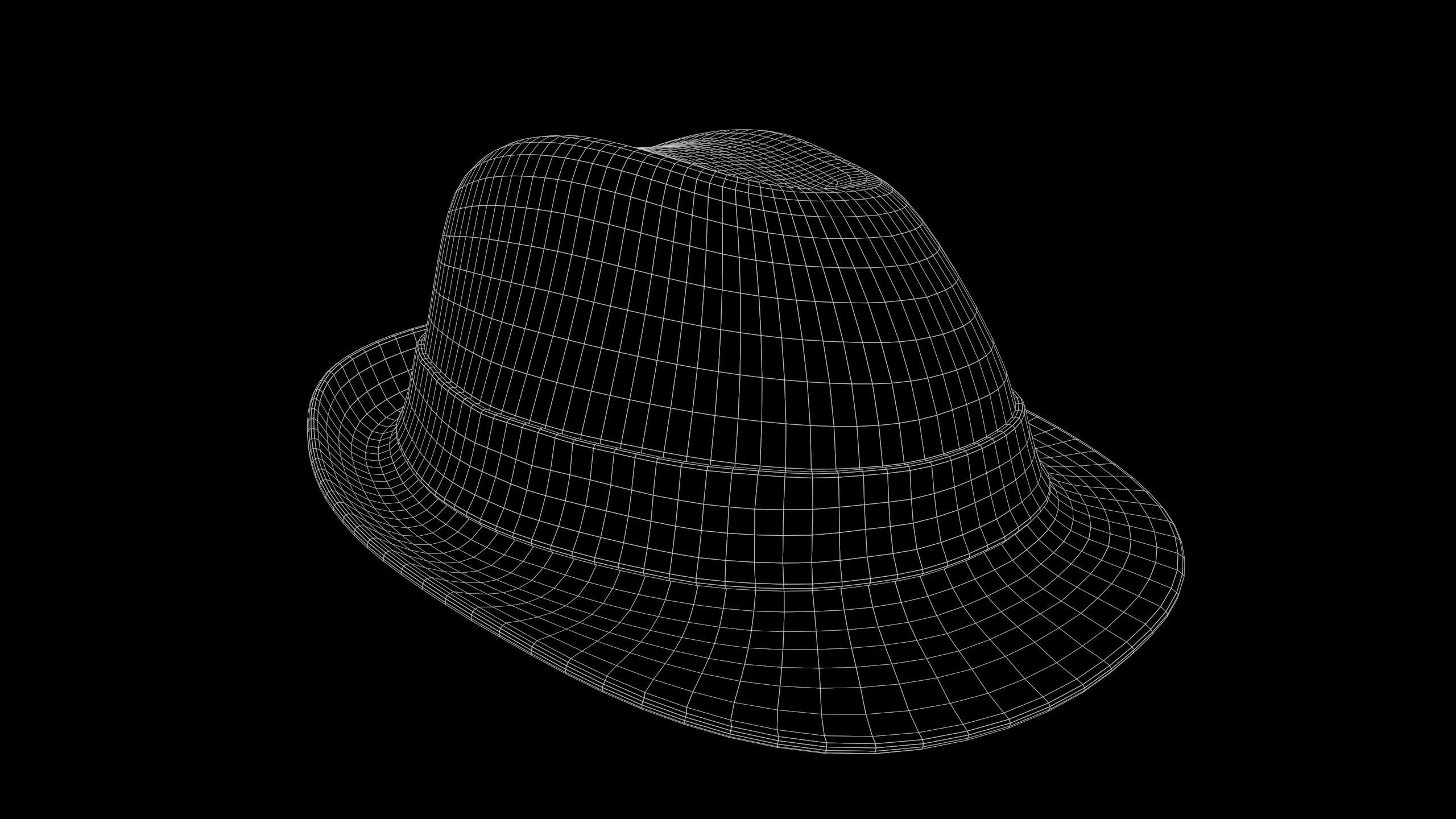 Fedora Hat 3D model_6