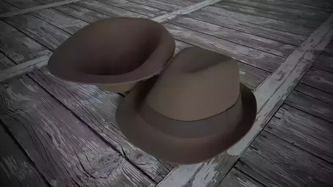 Fedora Hat 3D model
