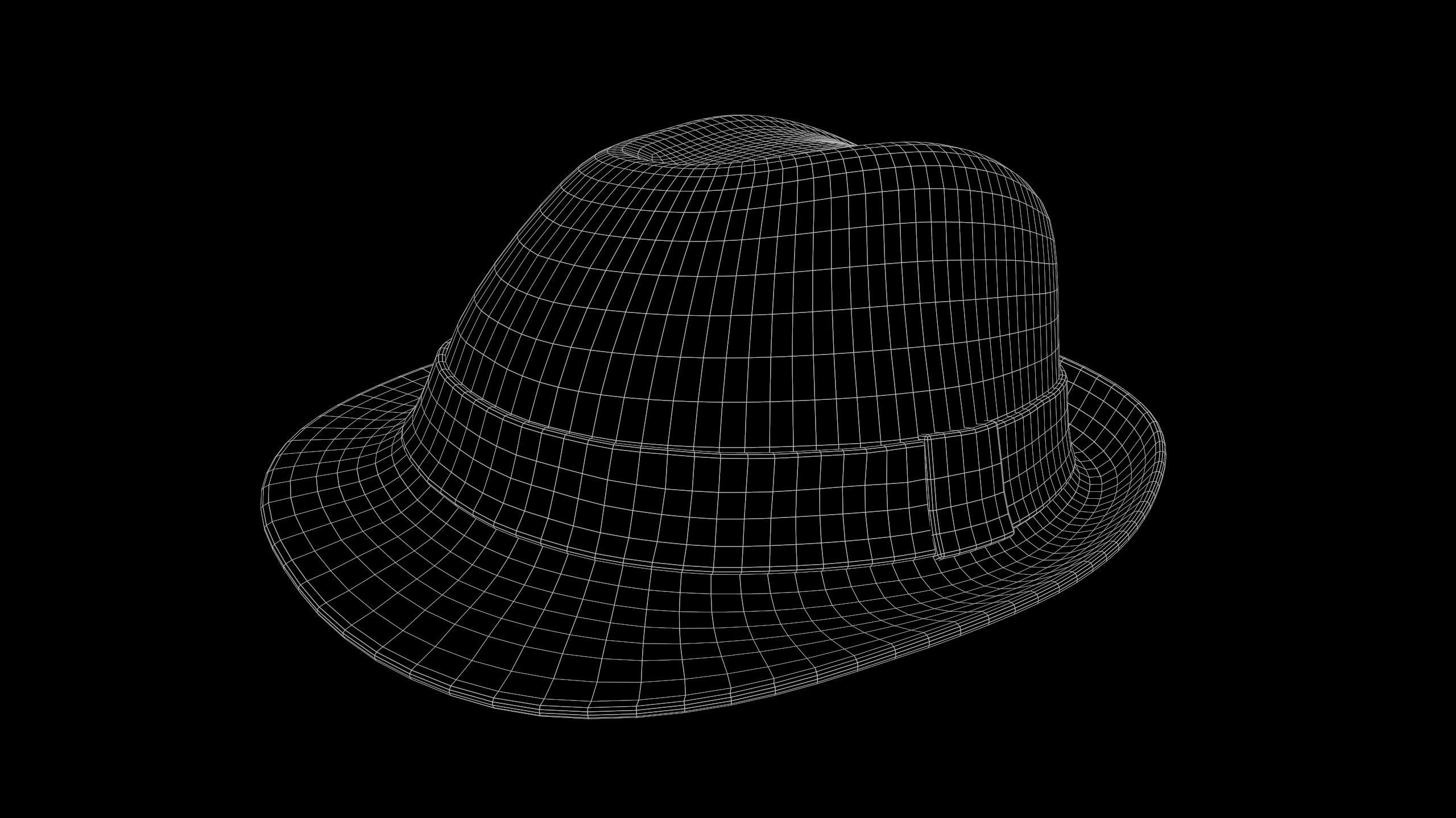 Fedora Hat 3D model_8