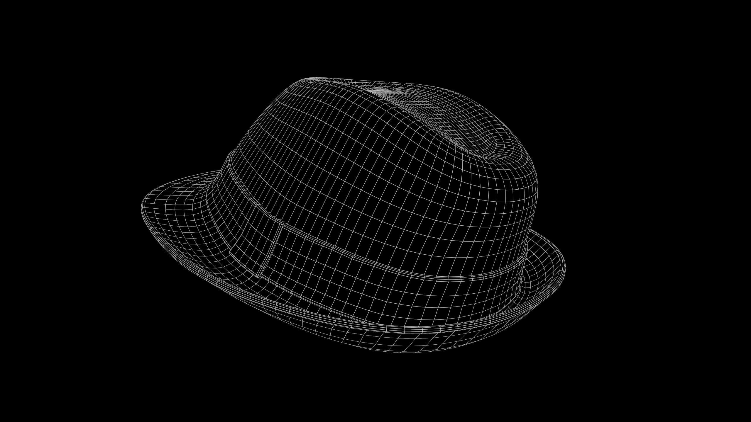 Fedora Hat 3D model_7