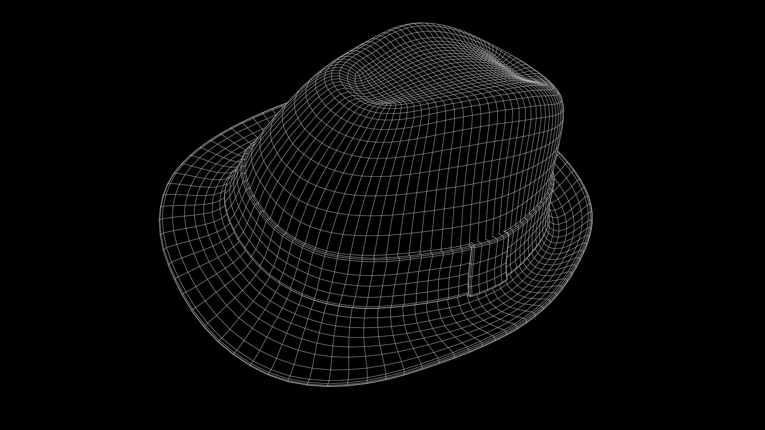Fedora Hat 3D model_9