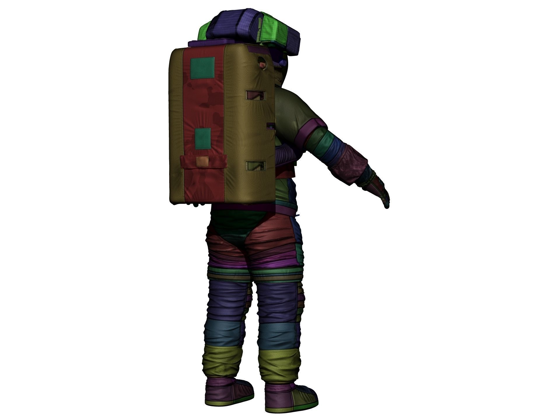 Extravehicular Mobility Unit - High Poly 3D model_20