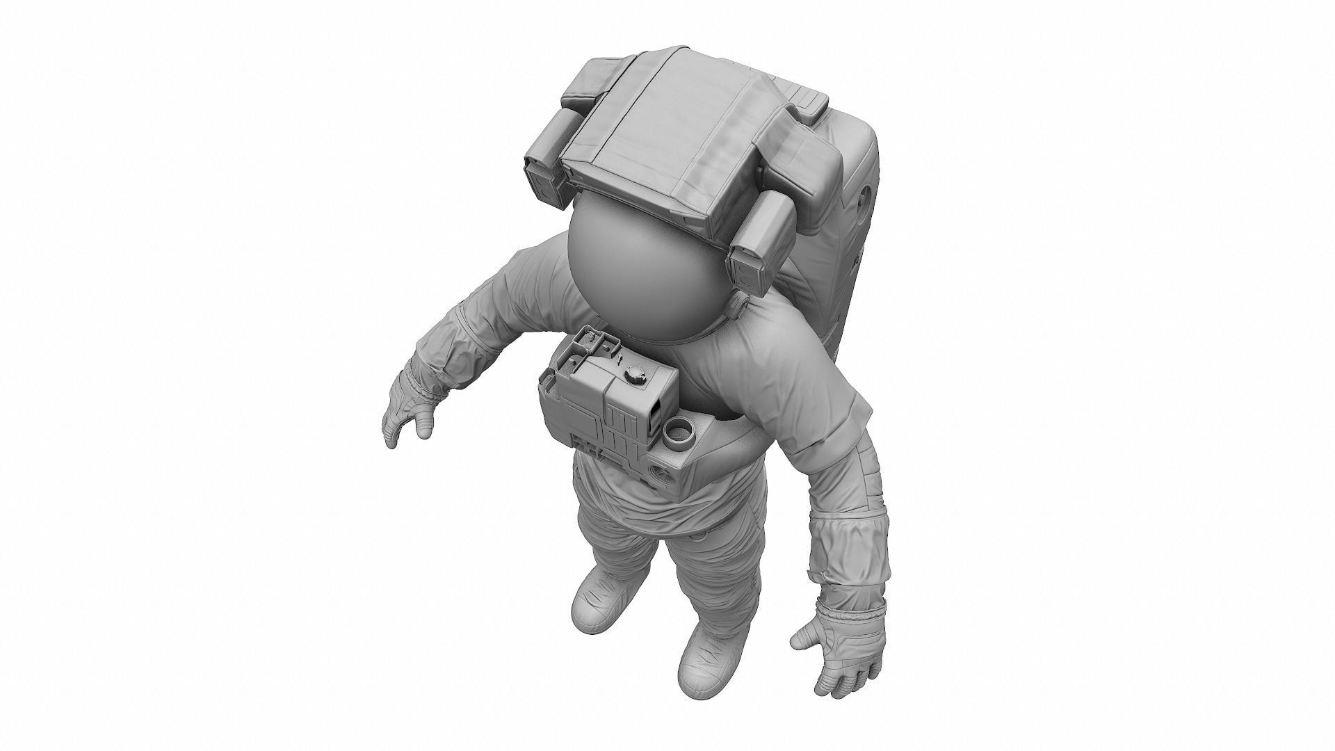 Extravehicular Mobility Unit - High Poly 3D model_12