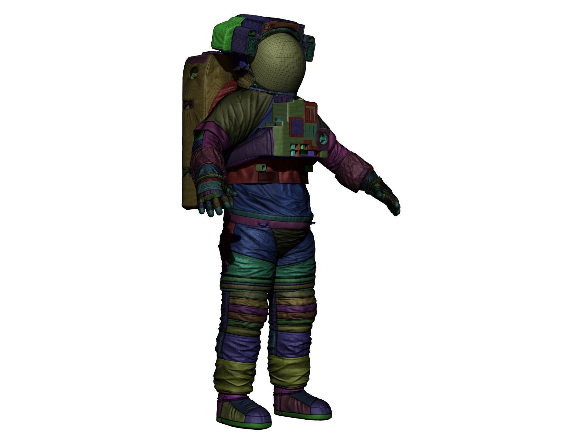 Extravehicular Mobility Unit - High Poly 3D model_18