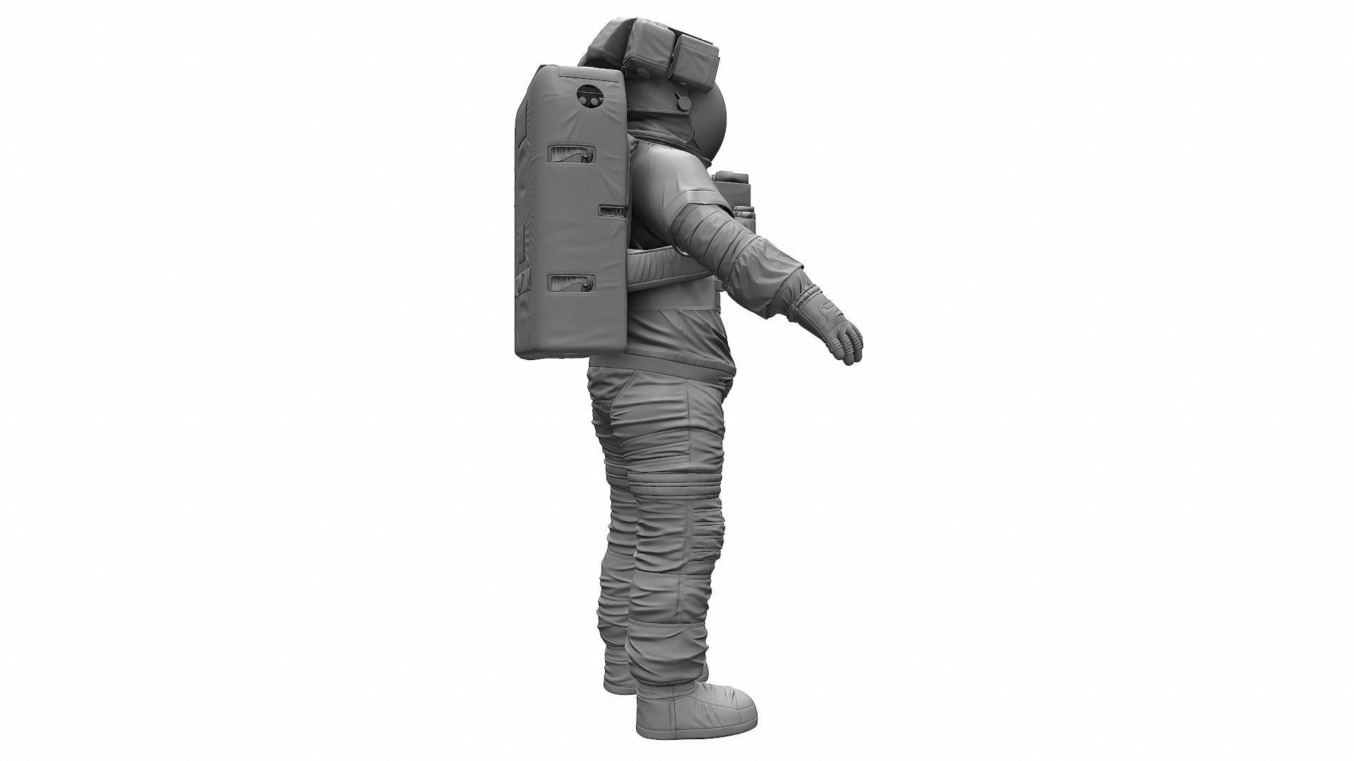 Extravehicular Mobility Unit - High Poly 3D model_4